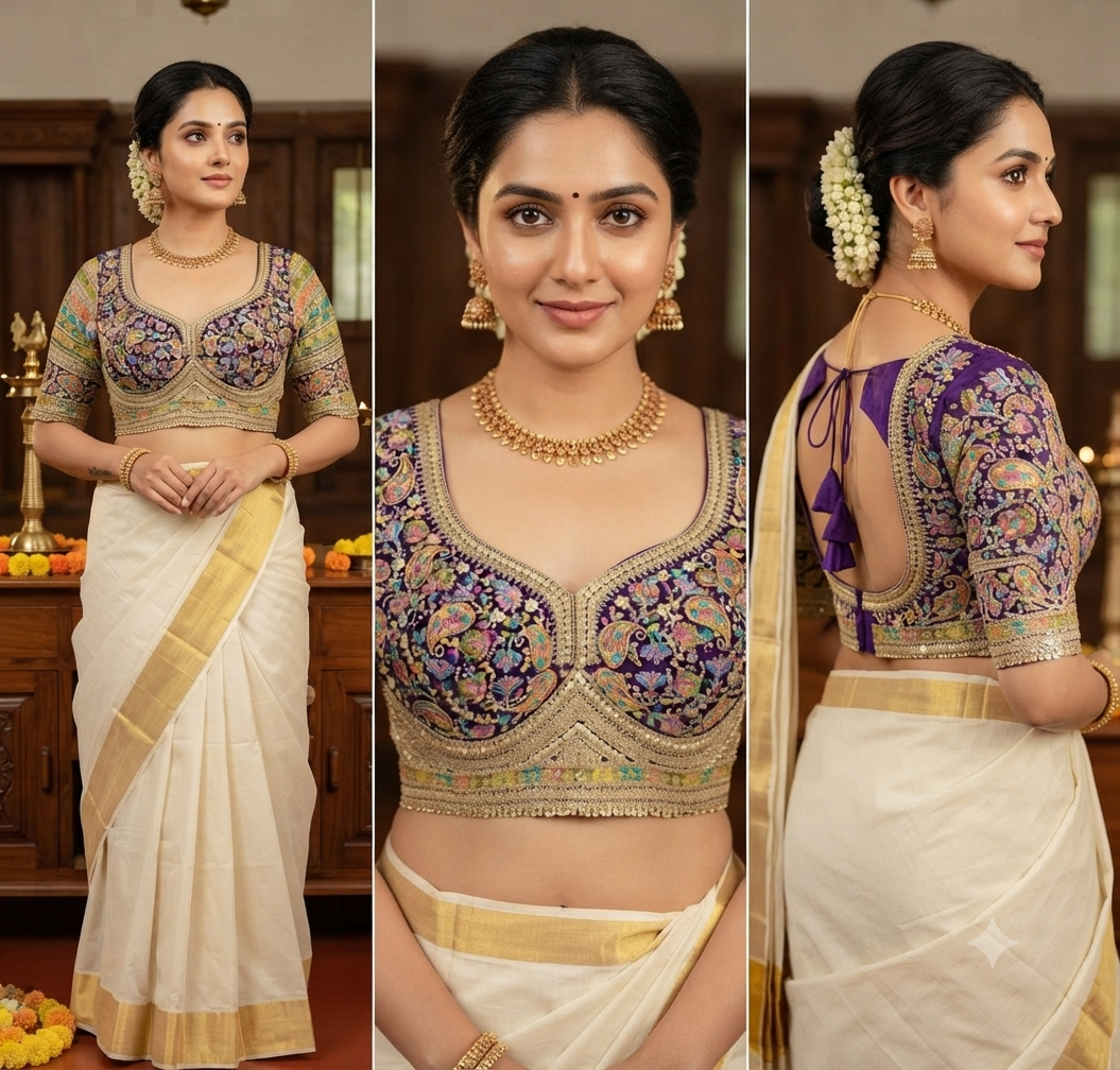 Aabha Heritage Blouse — Havnme fashion UAE