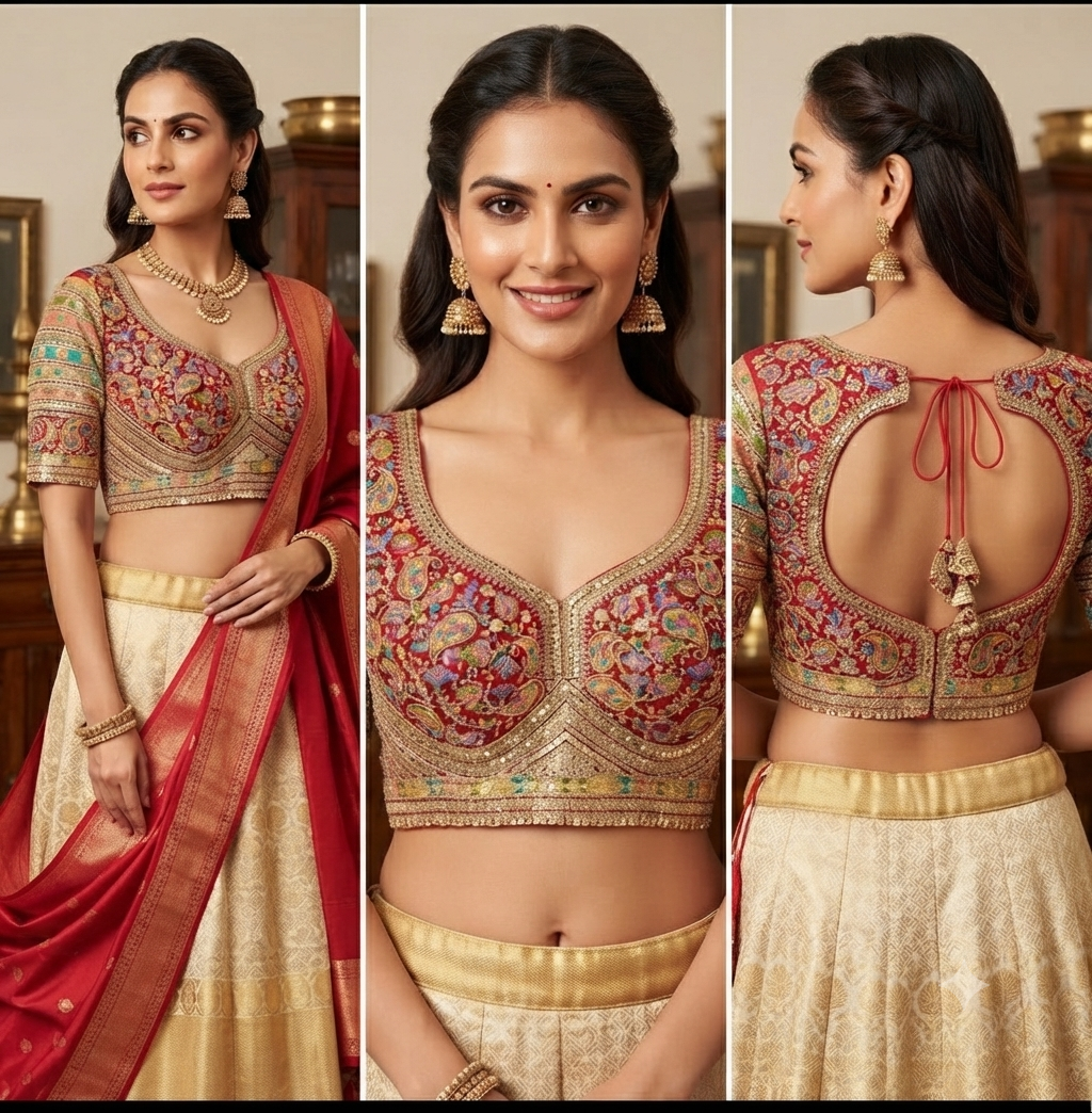 Aabha Heritage Blouse — Havnme fashion UAE