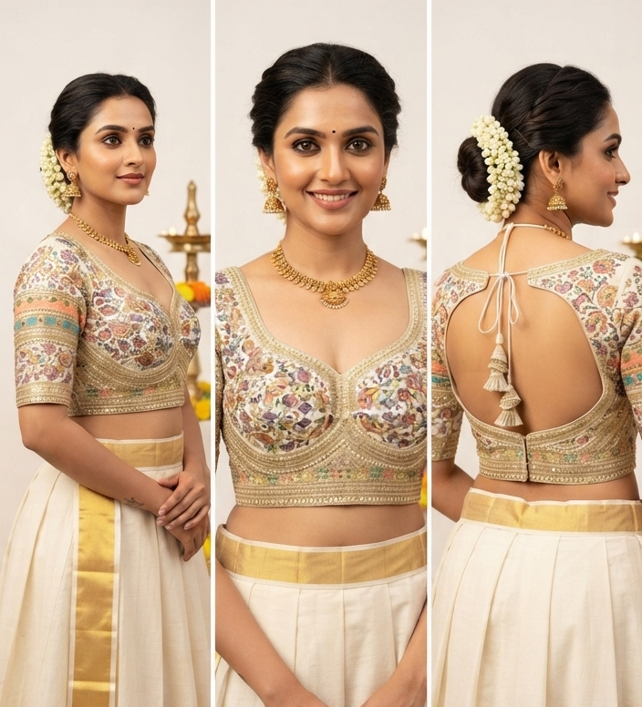 Aabha Heritage Blouse — Havnme fashion UAE