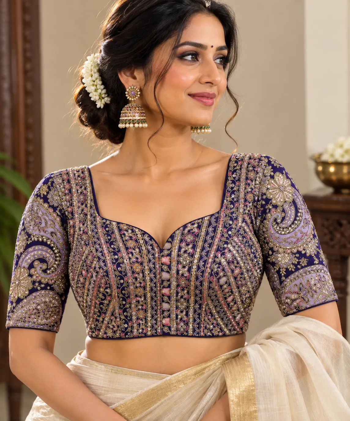 Royal Paisley Blouse — Havnme fashion UAE
