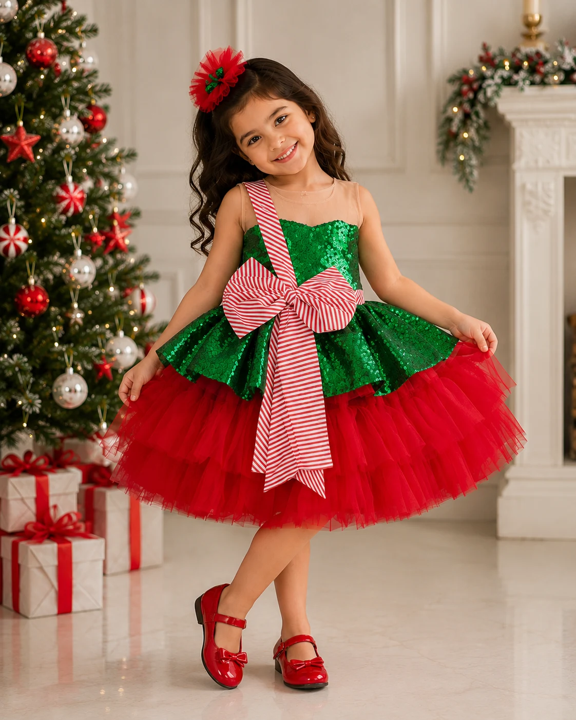 Candy Cane Frock — Havnme fashion UAE