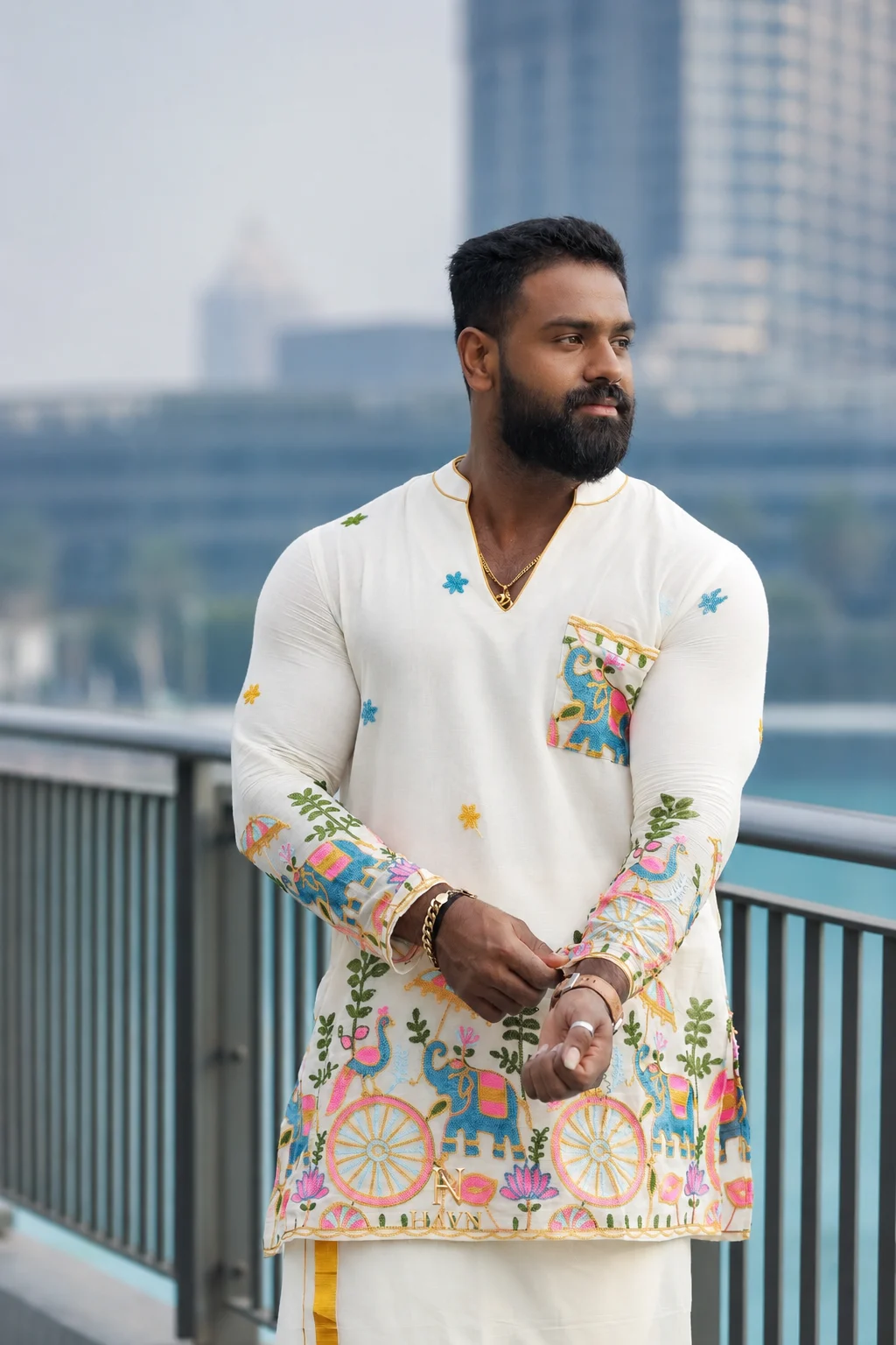 Ulsavam Cora Kurta — Havnme fashion UAE