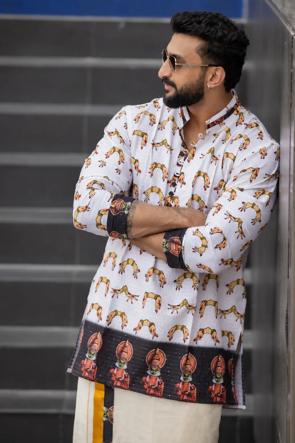 Kathakali Mudra Kurta — Havnme fashion UAE