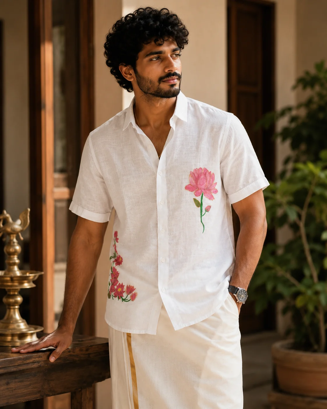 Thamara Hand-Painted Shirt