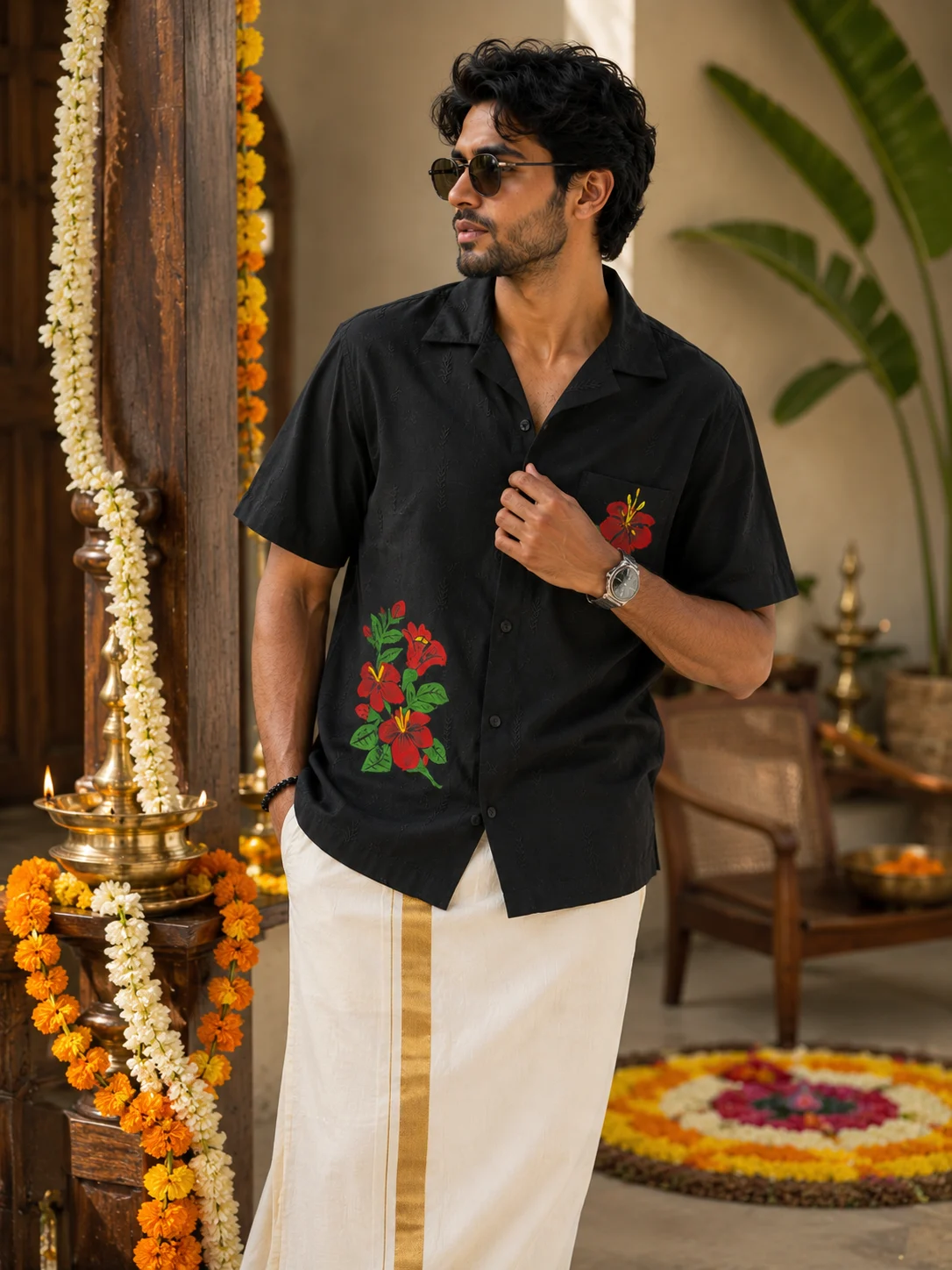 Chembarathi Hand-Painted Shirt