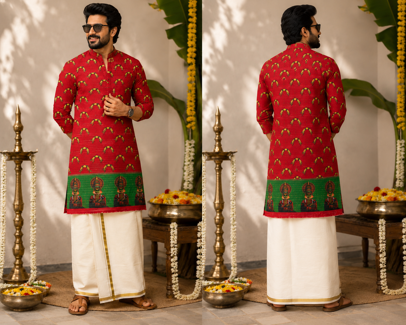 Kathakali Heritage Kurta